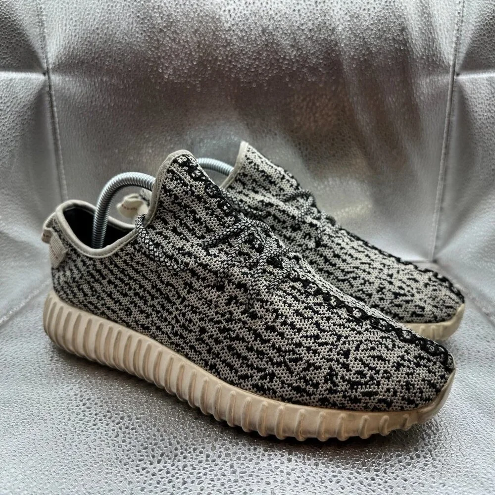 Size 8 Adidas Yeezy Boost 350 Gray‎ Mens Turtle Dove Running Shoes AQ4832